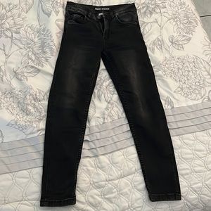 Zara skinny stretch size 8 boys black jeans